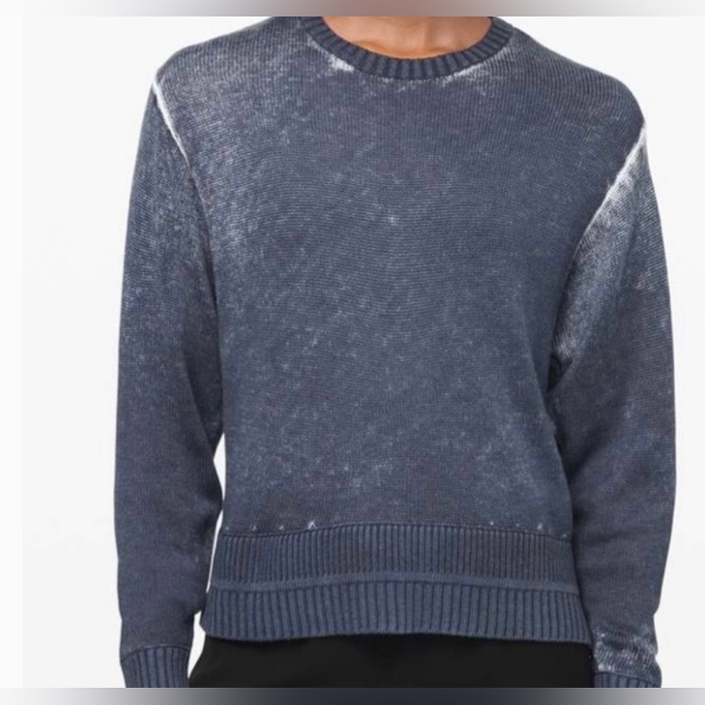Lululemon Hazy Day Sweater Shadow Blue Size Medium